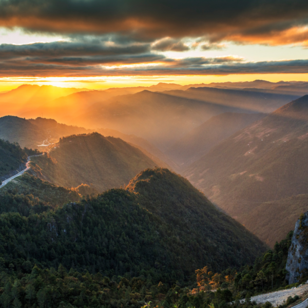 huehuetenango guatemala mountain sunrise